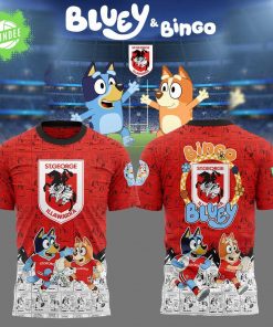 Limited Edition St.Dragons Bluey and Bingo Comic Shirt
