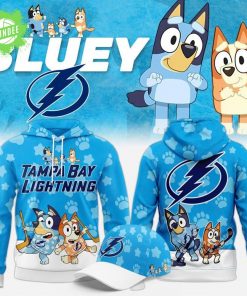 Limited Edition Tampa Bay Lightning x Bluey 2025 Hooodie