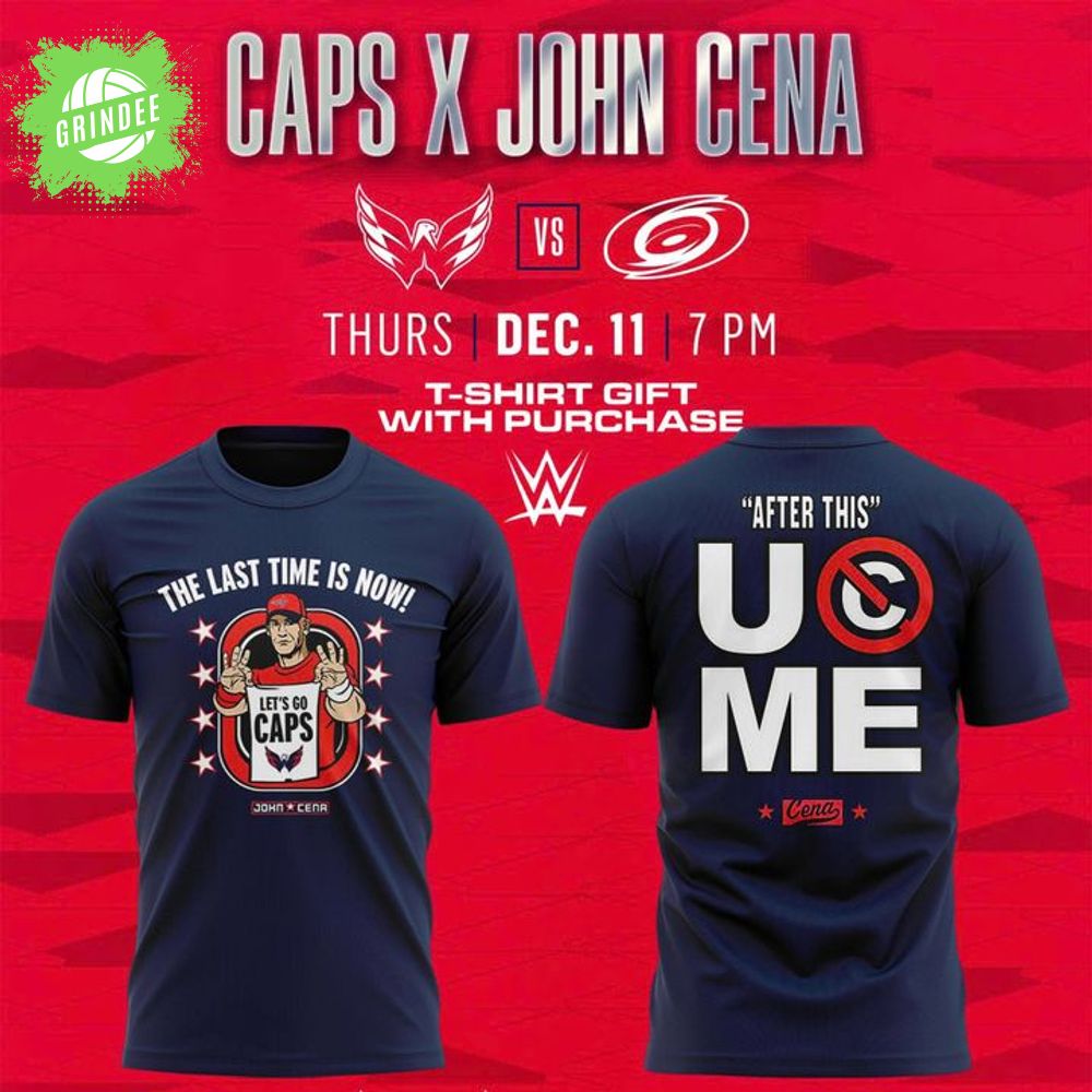 Limited Edition Washington Capitals x John Cena T-shirt(Navy) Limited Edition Washington Capitals x John Cena T-shirt(Navy)