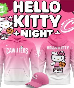 Limited edition Hoodie Cleveland Cavaliers x Hello Kitty for fans