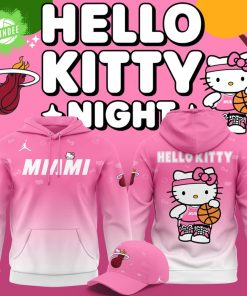 Limited edition Hoodie Miami Heat x Hello Kitty for fans!