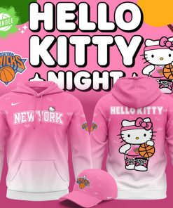 Limited edition Hoodie New York Knicks x Hello Kitty for fans!