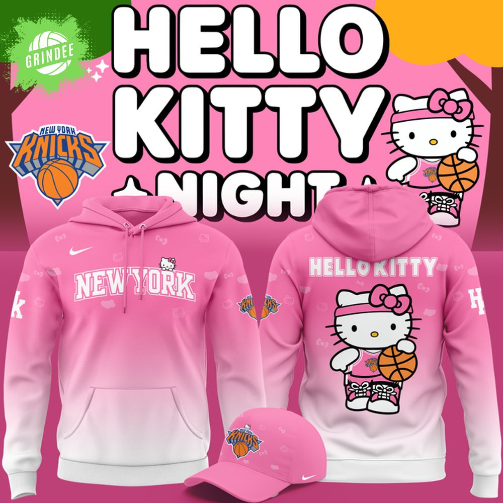 Limited edition Hoodie New York Knicks x Hello Kitty for fans Limited edition Hoodie New York Knicks x Hello Kitty for fans