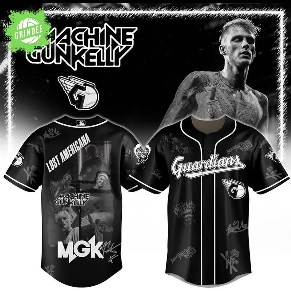 Limited edition mgk x Cleveland Guardians Jerseys Limited edition mgk x Cleveland Guardians Jerseys