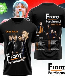 Limitted Edition Franz Ferdinand Tour 2026 3D T-Shirt