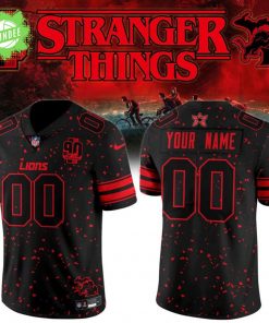 Lions “Stranger Things Edition” Limited Football Jersey V2 (Custom)