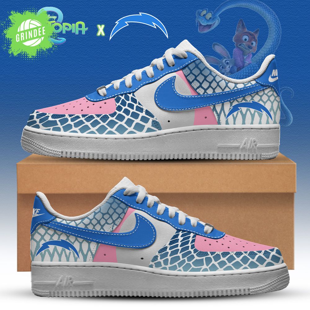 Los Angeles Chargers x Zootopia 2 Air Force 1 Limited Edition Los Angeles Chargers x Zootopia 2 Air Force 1 Limited Edition