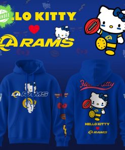 Los Angeles Rams x Hello Kitty Limited Blue Hoodie