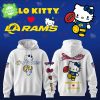 Los Angeles Rams x Hello Kitty Limited Blue Hoodie Los Angeles Rams x Hello Kitty Limited Blue Hoodie
