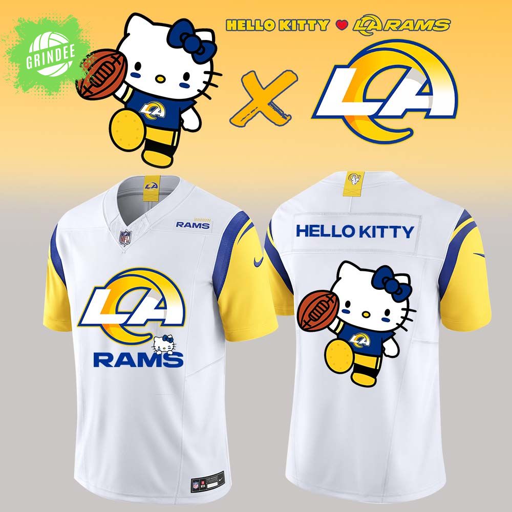 Los Angeles Rams x Hello Kitty Limited White Jersey Los Angeles Rams x Hello Kitty Limited White Jersey