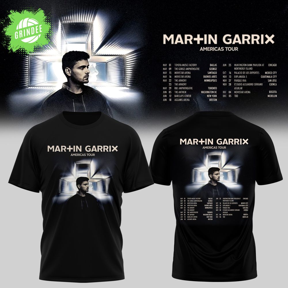 MARTIN GARRIX – AMERICAS TOUR 2026 Tshirt MARTIN GARRIX – AMERICAS TOUR 2026 Tshirt