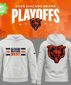 Men’s Nike White Chiago Bears Good Better Best Special Hoodie