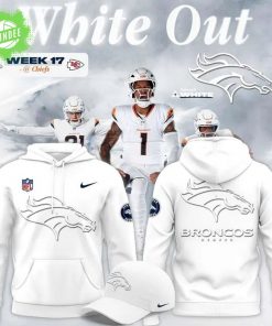 Men’s Nike White Denver Broncos Sideline Standard Issue Alt Hoodie