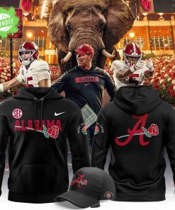 Men’s Red Alabama Crimson Tide 2026 Rose Bowl Game Hoodie – Black