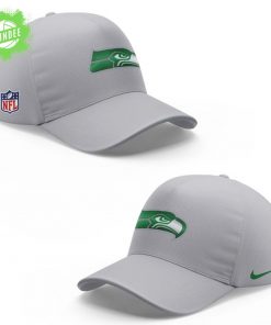 Men’s Seattle Seahawks Nike Gray 2025 Rivalries Collection Sideline Full-Hoodie