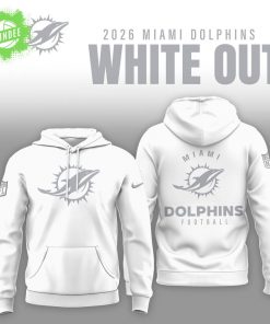 Miami Dolphins 2026 White Out Limited Edition Shirt
