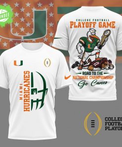 Miami Hurricanes | Premium NCAA College Football Playoff Game 3D Shirt