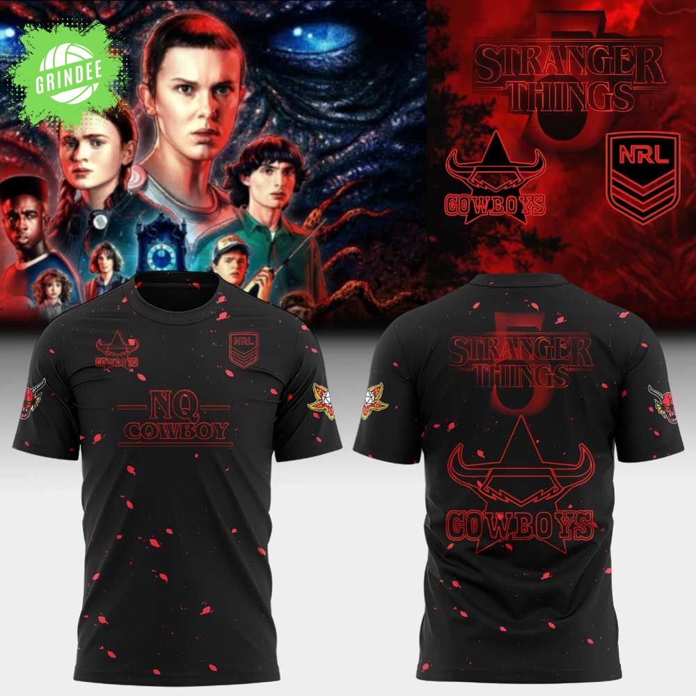 NQ Cowboys Stranger Things 5 Combo Shirt NQ Cowboys Stranger Things 5 Combo Shirt