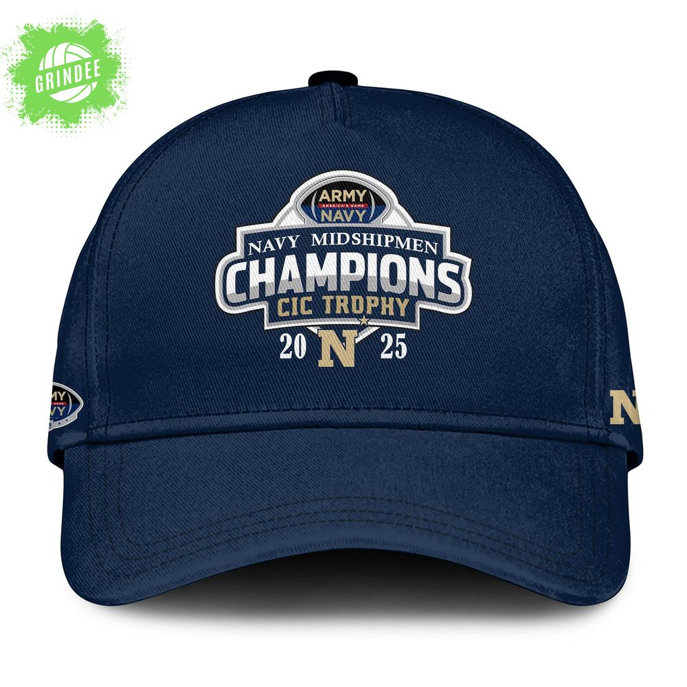 Navy Midshipmen – Back-to-Back CIC Trophy Champions 2025 Shirt Navy Midshipmen – Back-to-Back CIC Trophy Champions 2025 Shirt