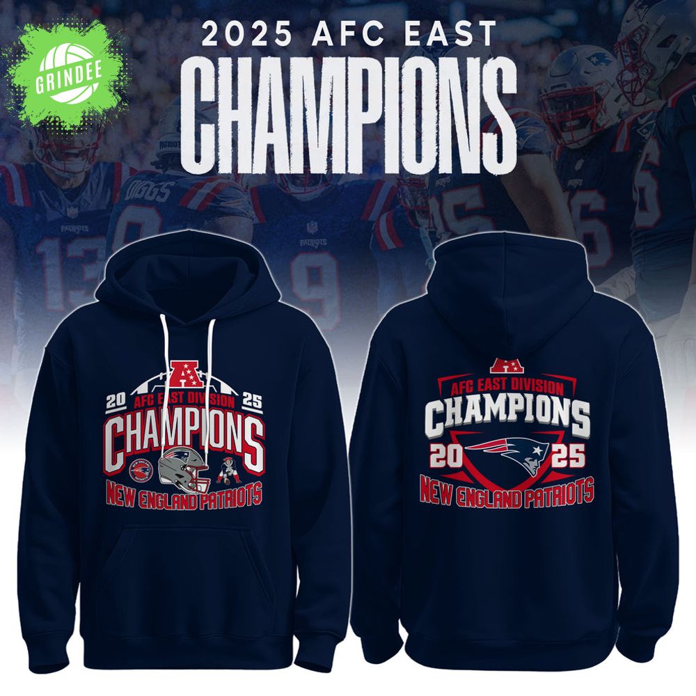 New England Patriots 2025 AFC East Champions Limited Edition New England Patriots 2025 AFC East Champions Limited Edition