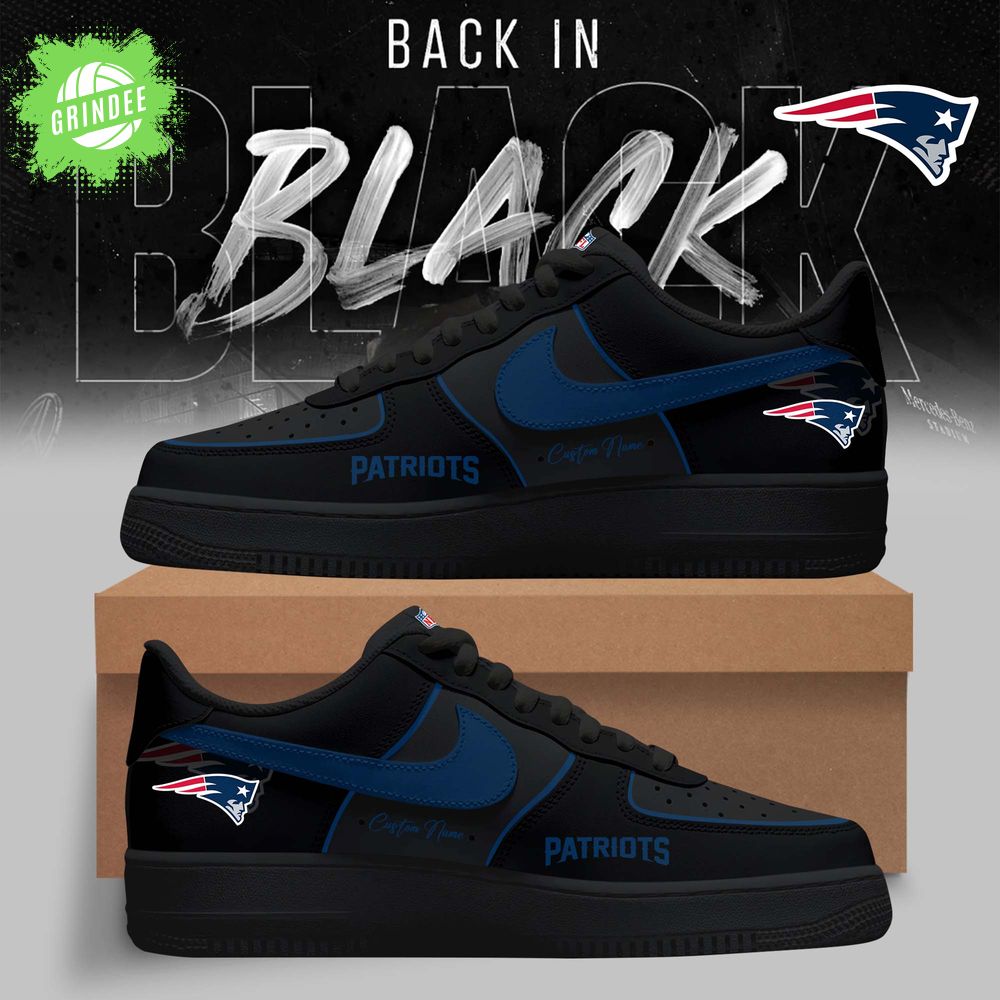 New England Patriots – 2025 Back In Black Limited Edition AF1 New England Patriots – 2025 Back In Black Limited Edition AF1
