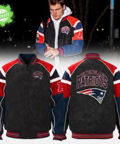New England Patriots Black Raglan Jacket