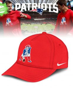 New England Patriots Classic Logo Hoodie – Red