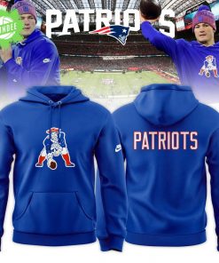 New England Patriots Classic Logo Hoodie – Royal