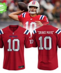New England Patriots Drake Maye Classic Logo Special Edition Jersey 2025