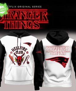 New England Patriots Hellfire Club Stranger Things 2025 Hoodie-3D Unisex Hoodie