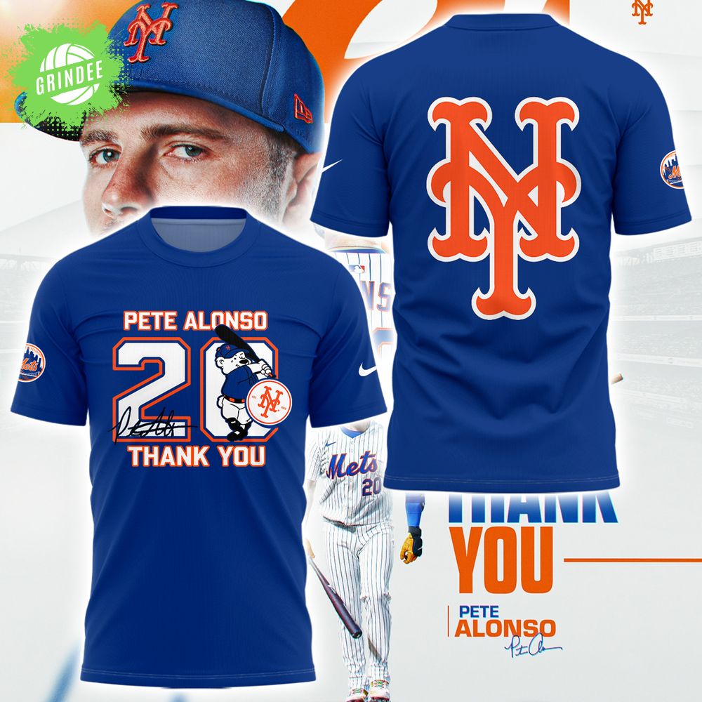 New York Mets – Thank You Pete Alonso Limited Edition TShirt New York Mets – Thank You Pete Alonso Limited Edition TShirt