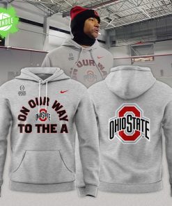 Ohio State Buckeyes “ON OUR WAY TO THE A” Limited Edition Hoodie