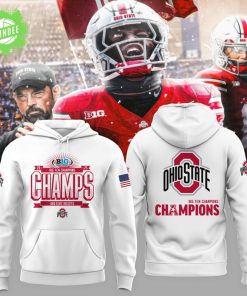 Ohio State Buckeyes White Hoodie – We are champions 2025