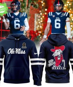 Ole Miss Football 2025 CFB Hotty Toddy Pullover Hoodie