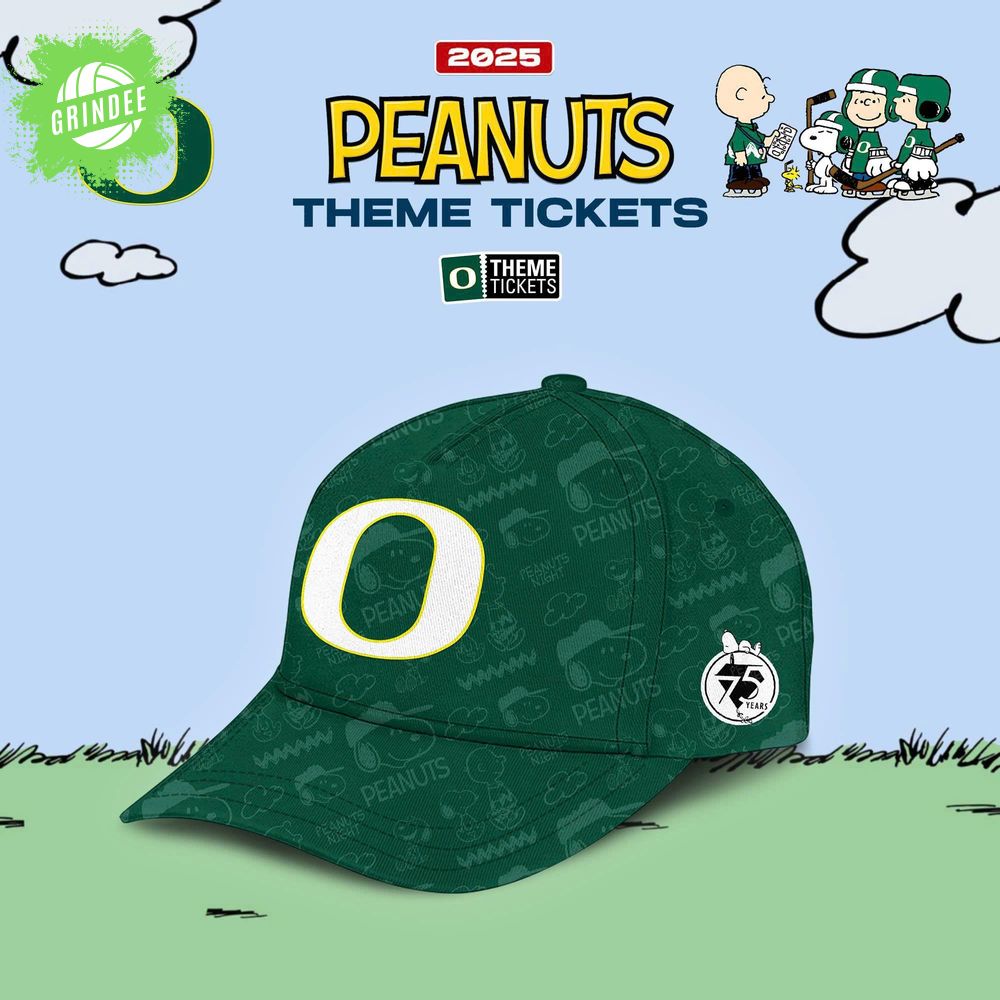 Oregon Ducks x 75th Anniversary Of Peanuts 2025 Hoodie Oregon Ducks x 75th Anniversary Of Peanuts 2025 Hoodie