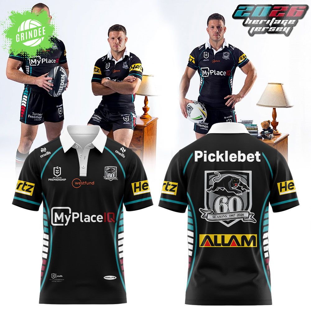 P Panthers Panthers Men’s Replica Heritage 2026 Combo Polo P Panthers Panthers Men’s Replica Heritage 2026 Combo Polo