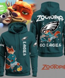 Philadelphia Eagles Football Zootopia Hoodie 2025 Limited Edition-3D Unisex Hoodie
