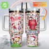 New York Yankees x Peanuts Custom Stanley Quencher 40oz Stainless Steel Tumbler With Handle New York Yankees x Peanuts Custom Stanley Quencher 40oz Stainless Steel Tumbler With Handle