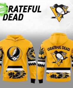 Pittsburgh Penguins Grateful Dead 2025 Hoodie