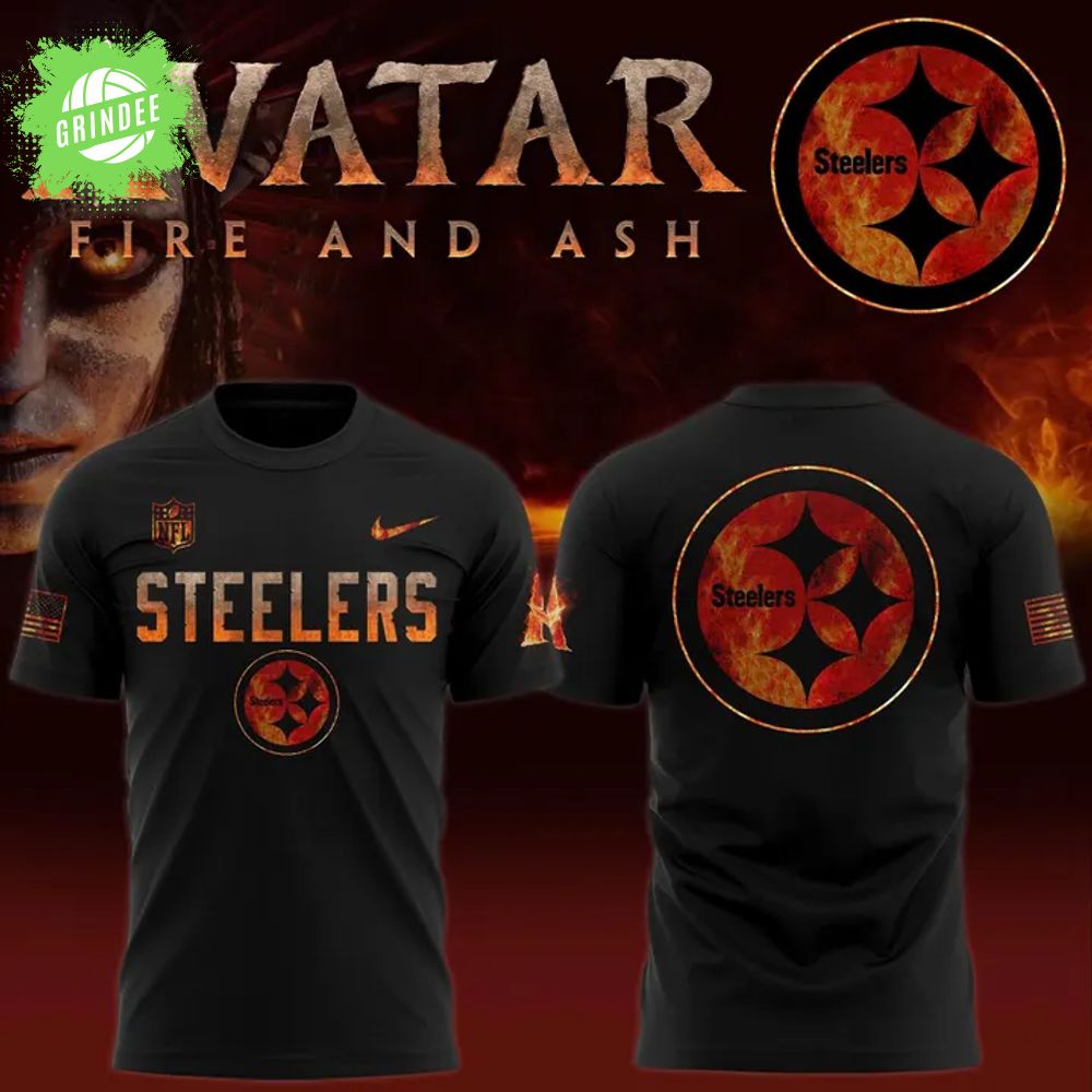 Pittsburgh Steelers Avatar Special Edition Flame T-shirt Pittsburgh Steelers Avatar Special Edition Flame T-shirt