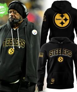 Pittsburgh Steelers Nike Black Coach Mike Tomlin Hoodie