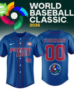 Puerto Rico Baseball 2026 World Baseball Jersey