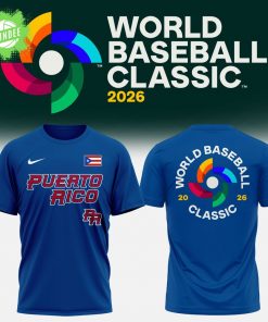 Puerto Rico Baseball 2026 World Baseball Tshirt