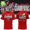 Black Georgia Bulldogs 2025 SEC Football Champions Locker Room T-Shirt Black Georgia Bulldogs 2025 SEC Football Champions Locker Room T-Shirt