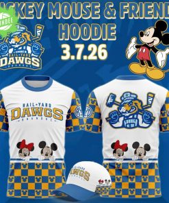 Roanoke Rail Yard Dawgs 2025 Mickey Mouse & Friends New T-shirt