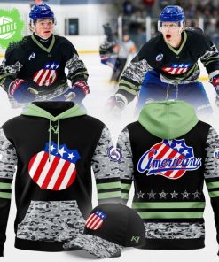 Rochester Jr. Americans 2025 Military Appreciation Hoodie