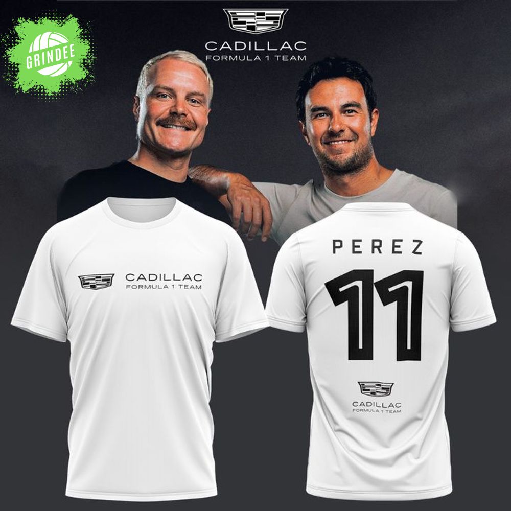 SERGIO PEREZ CADILLAC T-SHIRT (White) SERGIO PEREZ CADILLAC T-SHIRT (White)