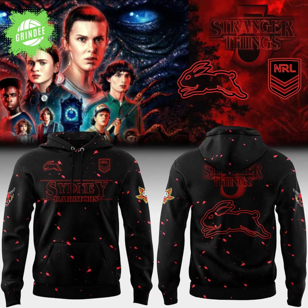 S.S Rabbitohs Stranger Things 5 Combo Hoodie S.S Rabbitohs Stranger Things 5 Combo Hoodie