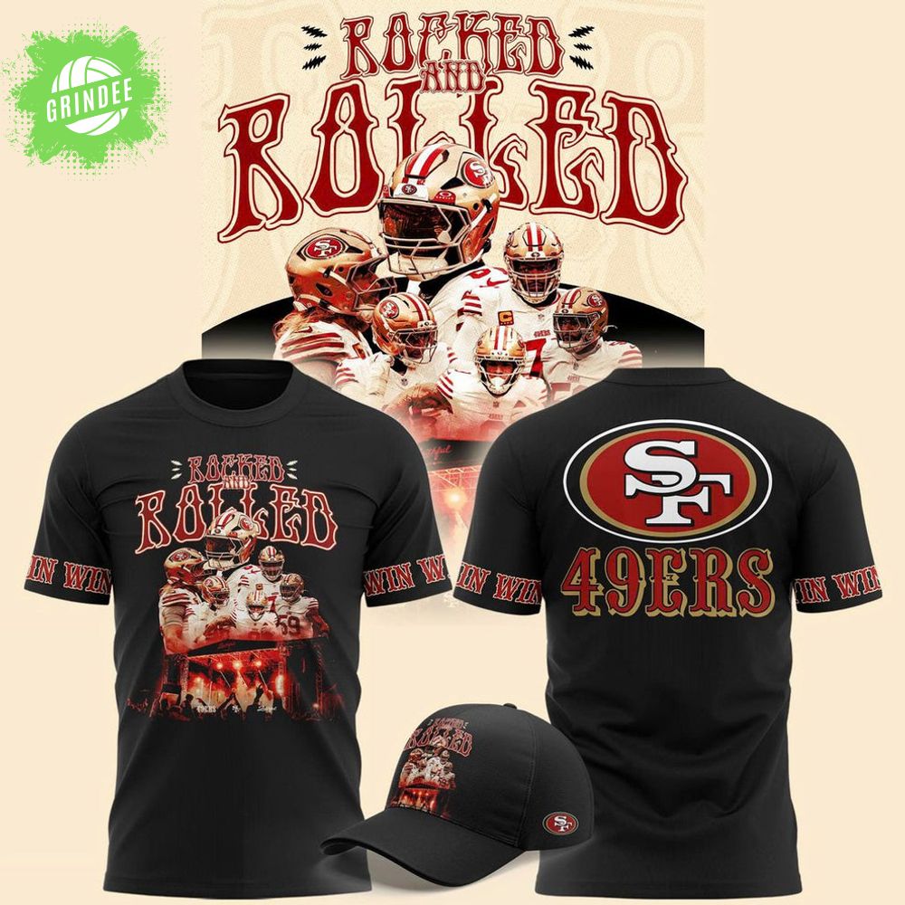San Francisco 49ers WIN WIN WIN 2025 New COmbo T-shirt San Francisco 49ers WIN WIN WIN 2025 New COmbo T-shirt