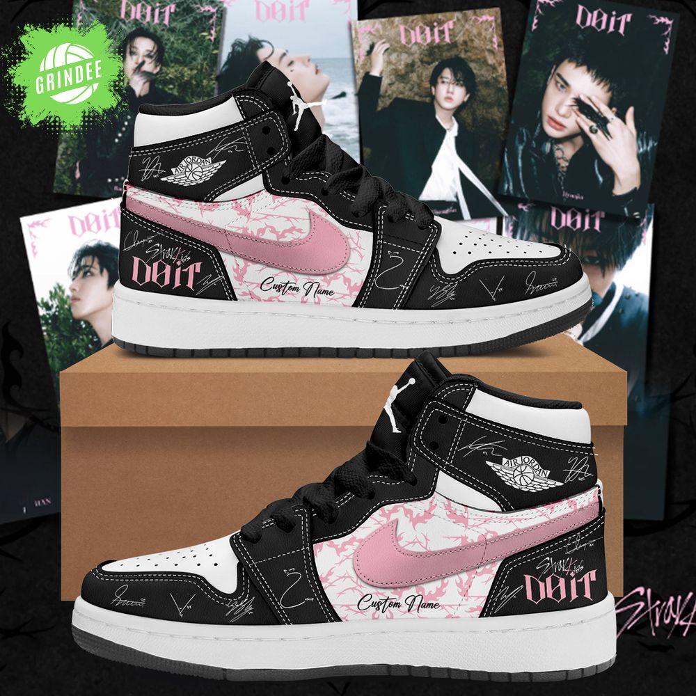 Stray Kids DO IT New Merch Black Shoes Stray Kids DO IT New Merch Black Shoes